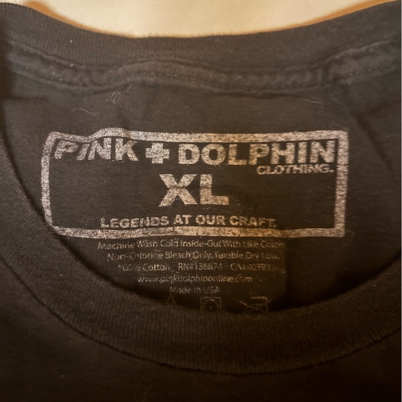 Pink Dolphin tee XL - Picture 2 of 3